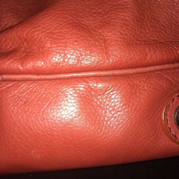 Marc By Marc Jacobs Lite Red Leather Handbag Vinta - Picture 2 of 8